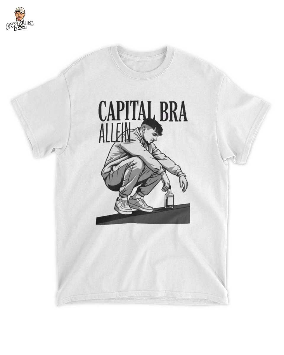 Capital Bra Allein Merch: Nachdenklicher Künstler T-Shirt & Urban Style 1 Capital Bra Allein Merch: Nachdenklicher Künstler T-Shirt & Urban – Capital Bra Merch T-Shirt