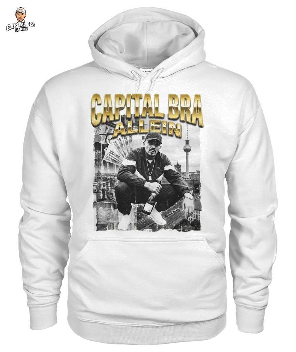 Capital Bra Merch: Allein Vintage Graphic T-Shirt - Urban Streetwear Style 3 Capital Bra Merch: Allein Vintage Graphic T-Shirt - Urban Streetwear Style – Bild 3