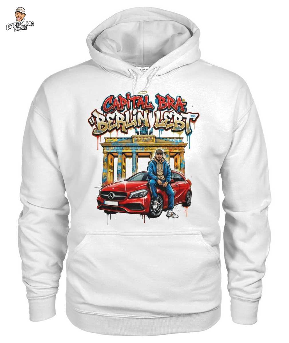 Capital Bra Merch: Berlin Lebt Graffiti Style German Rap Merch: Hip Hop Fan Gift T-shirt - Short Sleeves 2 Capital Bra Merch: Berlin Lebt Graffiti Style German Rap Merch: Hip Hop Fan Gift T-shirt - Short Sleeves – Bild 2