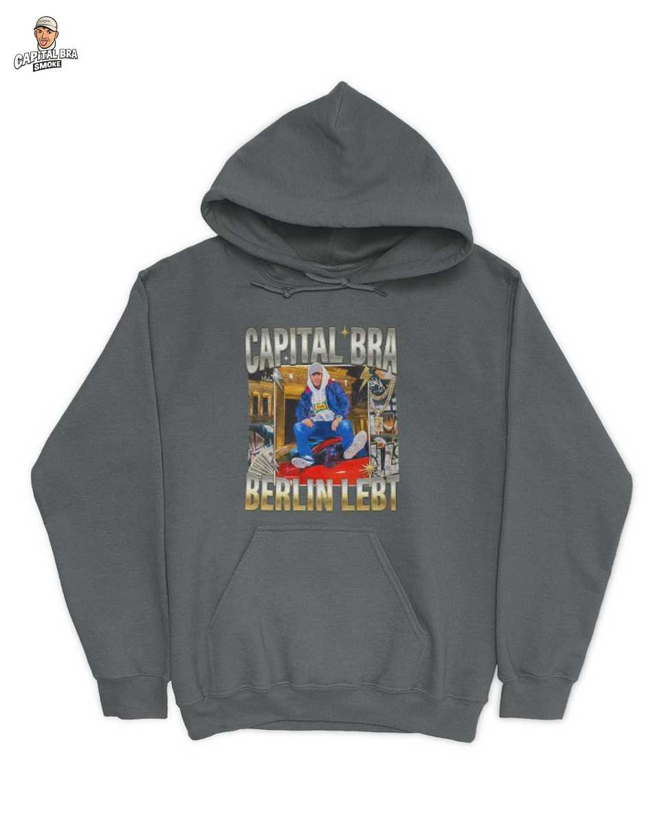 Capital Bra Merch: T-Shirt: Dein Goldener 90er Hip Hop Style für Berlin 2 Capital Bra Merch: T-Shirt: Dein Goldener 90er Hip Hop Style für Berlin – Bild 2