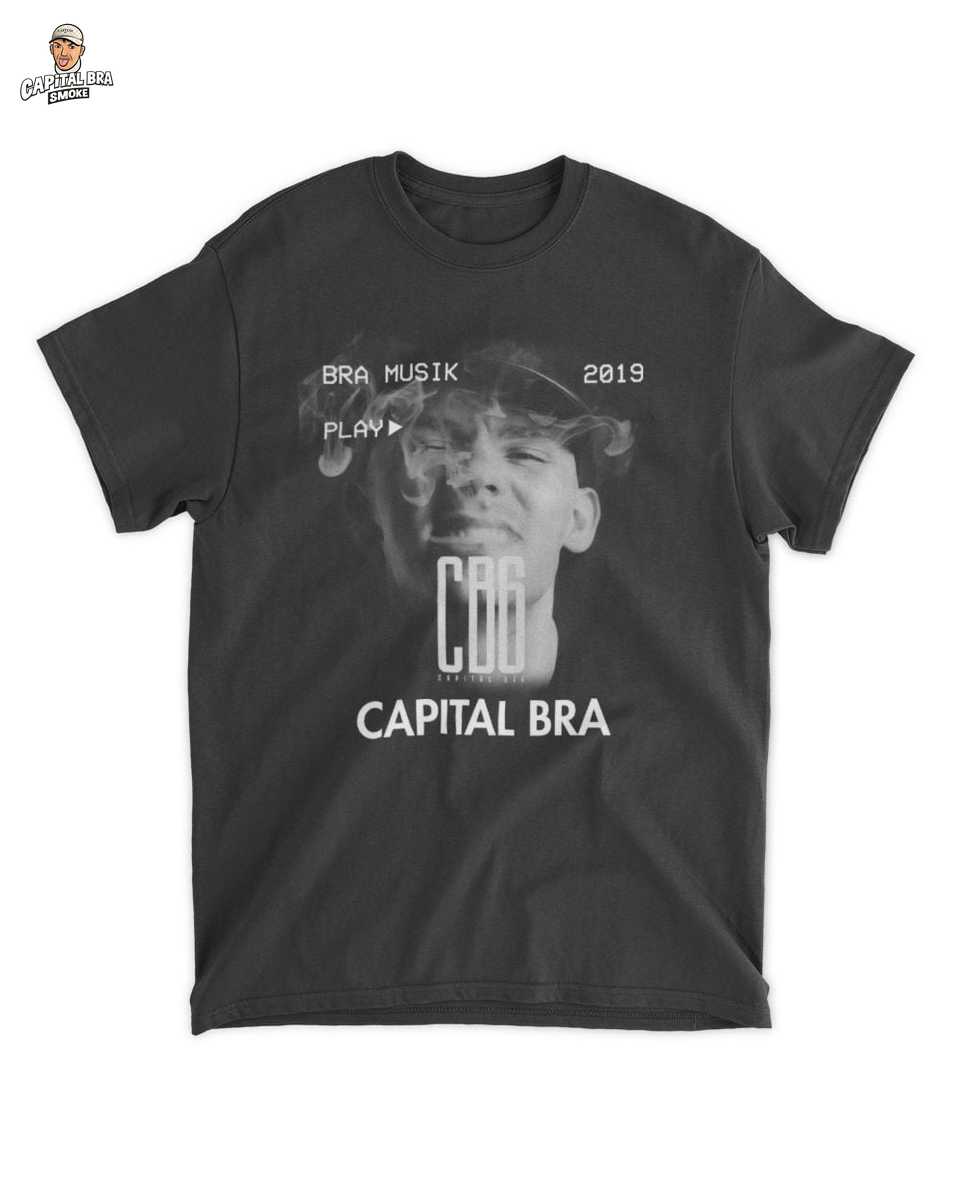 Capital Merch: Bra CB6 Retro VHS T-Shirt – Deutschrap Streetwear 1 CB6 Retro VHS T-Shirt – Deutschrap Streetwear – Capital Bra Merch T-Shirt