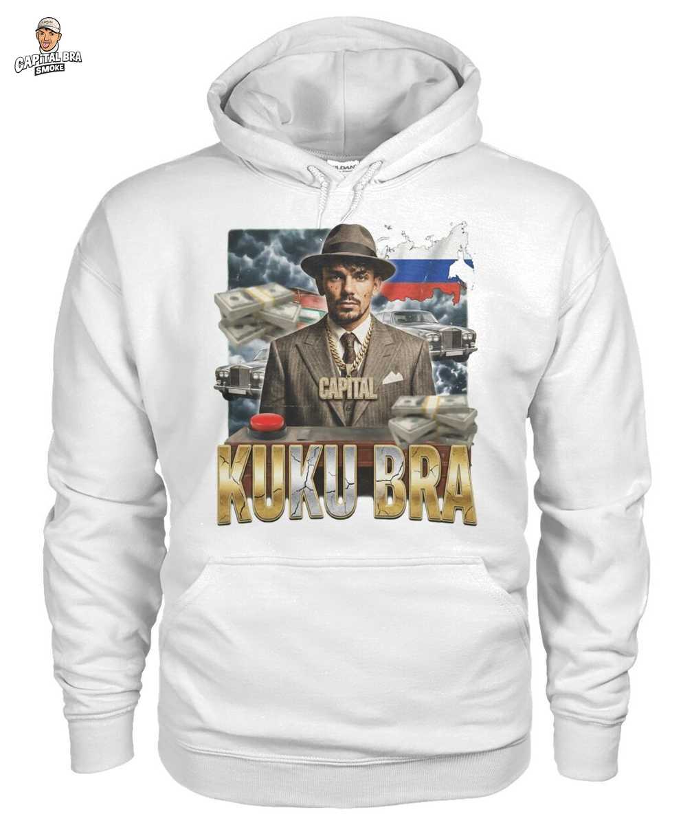 Capital Bra Merch: Vintage Kuku Bra Era Russian Mafia Style T-Shirt - Deutschrap Fan Merch 3 Capital Bra Merch: Vintage Kuku Bra Era Russian Mafia Style T-Shirt - Deutschrap Fan Merch – Bild 3