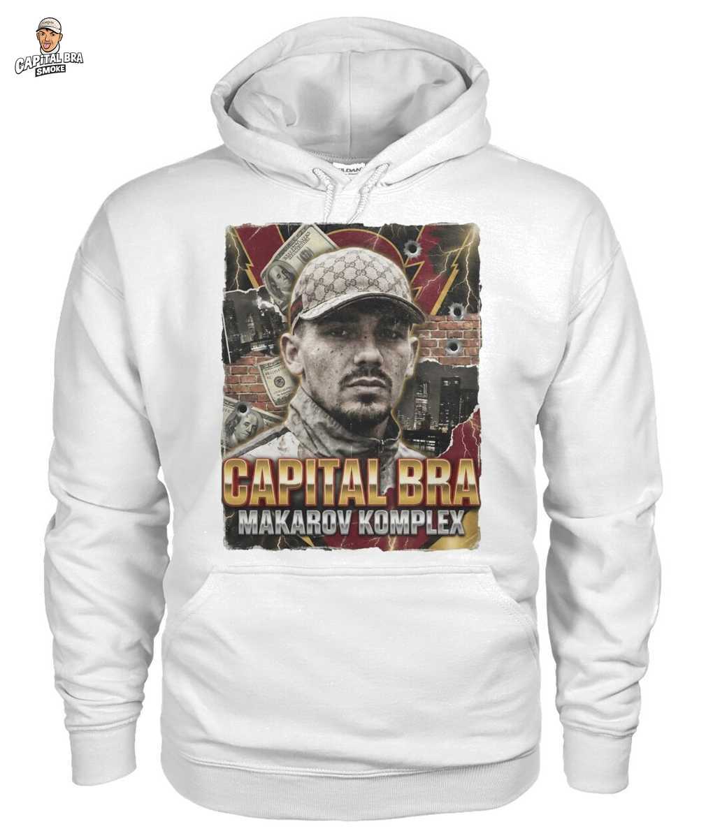 Capital Bra Merch: Makarov Komplex Vintage 90s Rap Graphic Deutschrap Fan Gift T-shirt - Short Sleeves 2 Capital Bra Merch: Makarov Komplex Vintage 90s Rap Graphic Deutschrap Fan Gift T-shirt - Short Sleeves – Bild 2