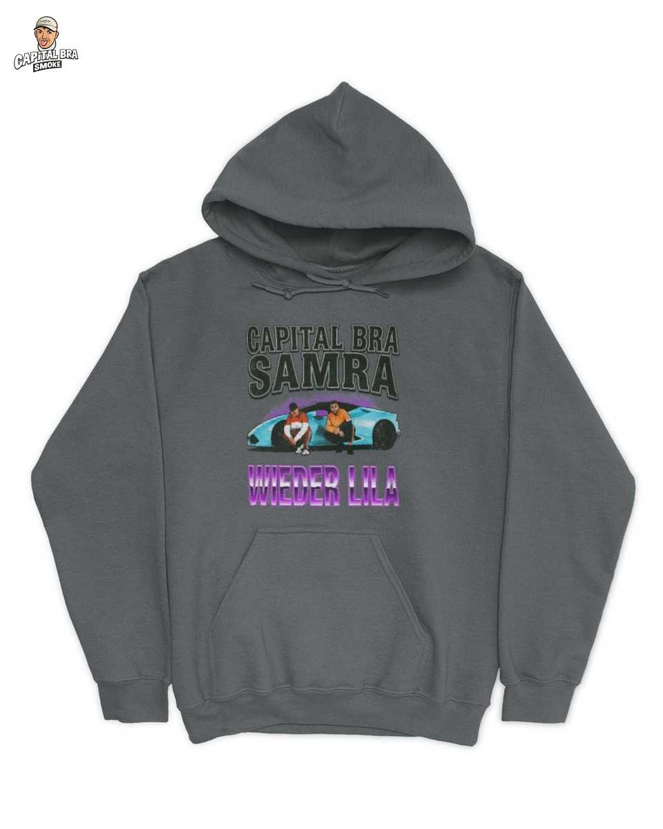 Capital Bra Samra Wieder Lila T-Shirt: Das ultimative Fan-Merch: mit blauem Sportwagen Illustration 2 Capital Bra Samra Wieder Lila T-Shirt: Das ultimative Fan-Merch: mit blauem Sportwagen Illustration – Bild 2