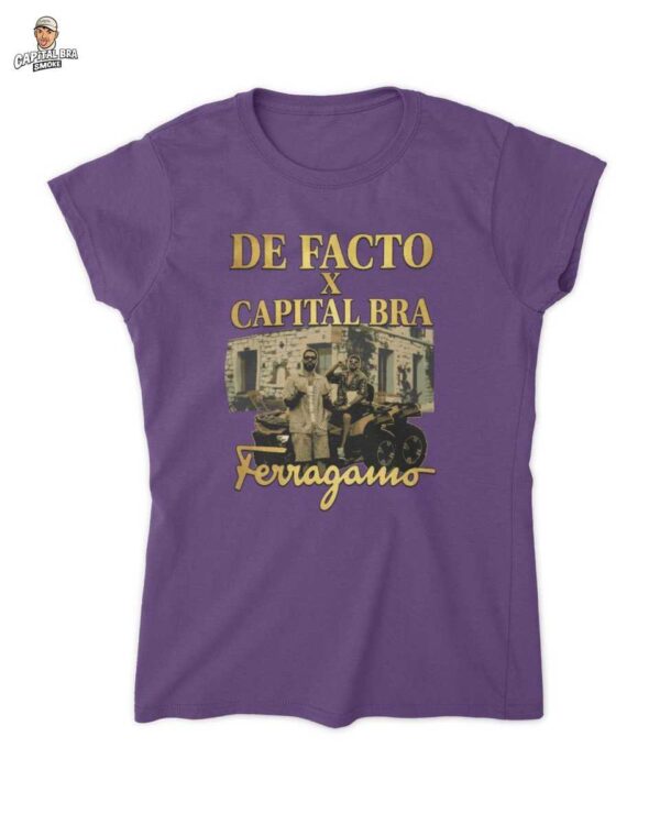 Home 6 Capital Bra 90er Bootleg T-Shirt Merch: Exklusives DE FACTO Ferragamo Style Shirt kaufen