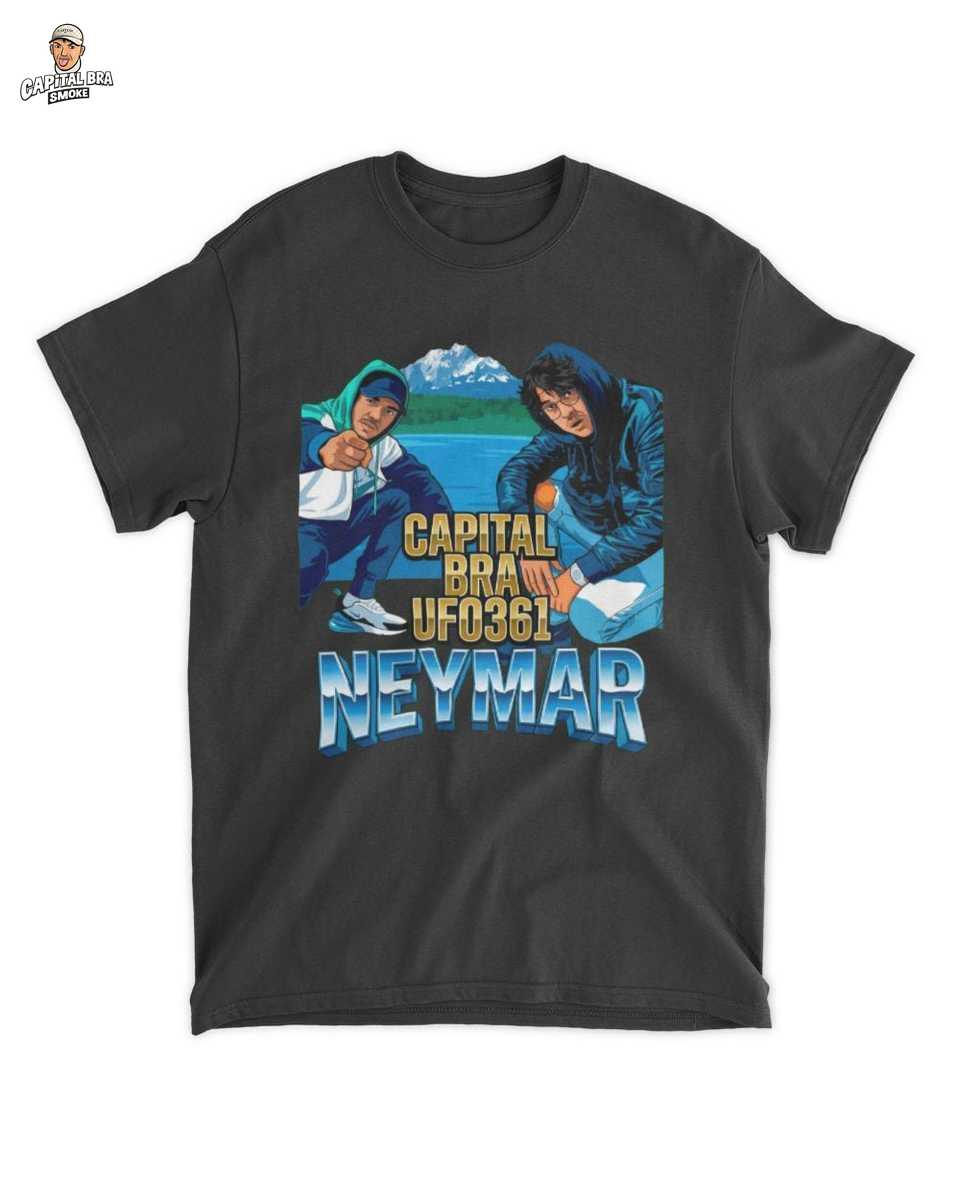 Capital Merch: Bra Ufo361 Zwei Welten Ein Sound T-Shirt: Dein Statement für Deutschrap-Kultur 1 Ufo361 Zwei Welten Ein Sound T-Shirt: Dein Statement für – Capital Bra Merch T-Shirt