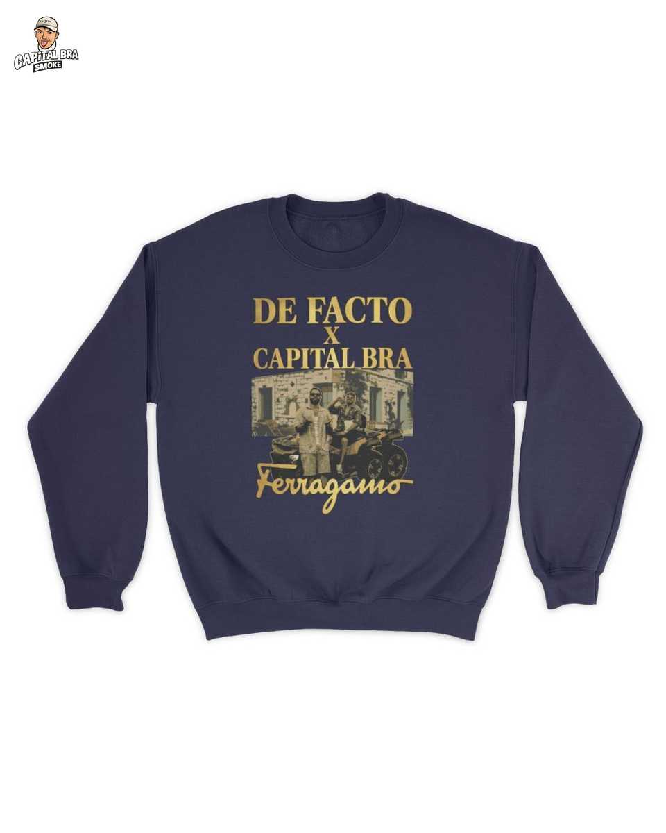 Capital Bra 90er Bootleg T-Shirt Merch: Exklusives DE FACTO Ferragamo Style Shirt kaufen 3 Capital Bra 90er Bootleg T-Shirt Merch: Exklusives DE FACTO Ferragamo Style Shirt kaufen – Bild 3