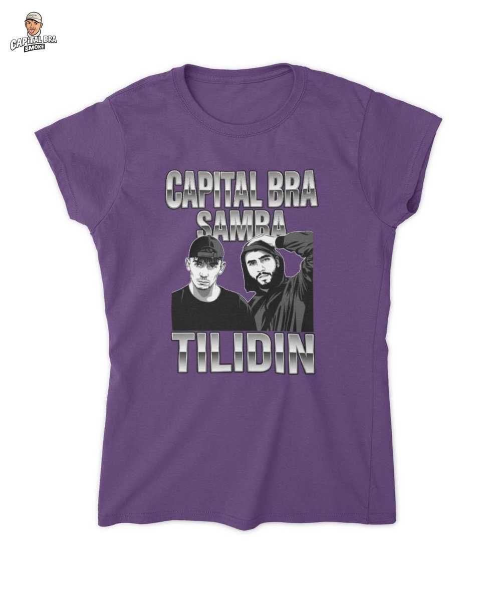 Capital Merch: Bra Samba Tilidin Fan T-Shirt Schwarz-Weiß Urban – Dein Statement für Deutschrap 2 Capital Merch: Bra Samba Tilidin Fan T-Shirt Schwarz-Weiß Urban – Dein Statement für Deutschrap – Bild 2