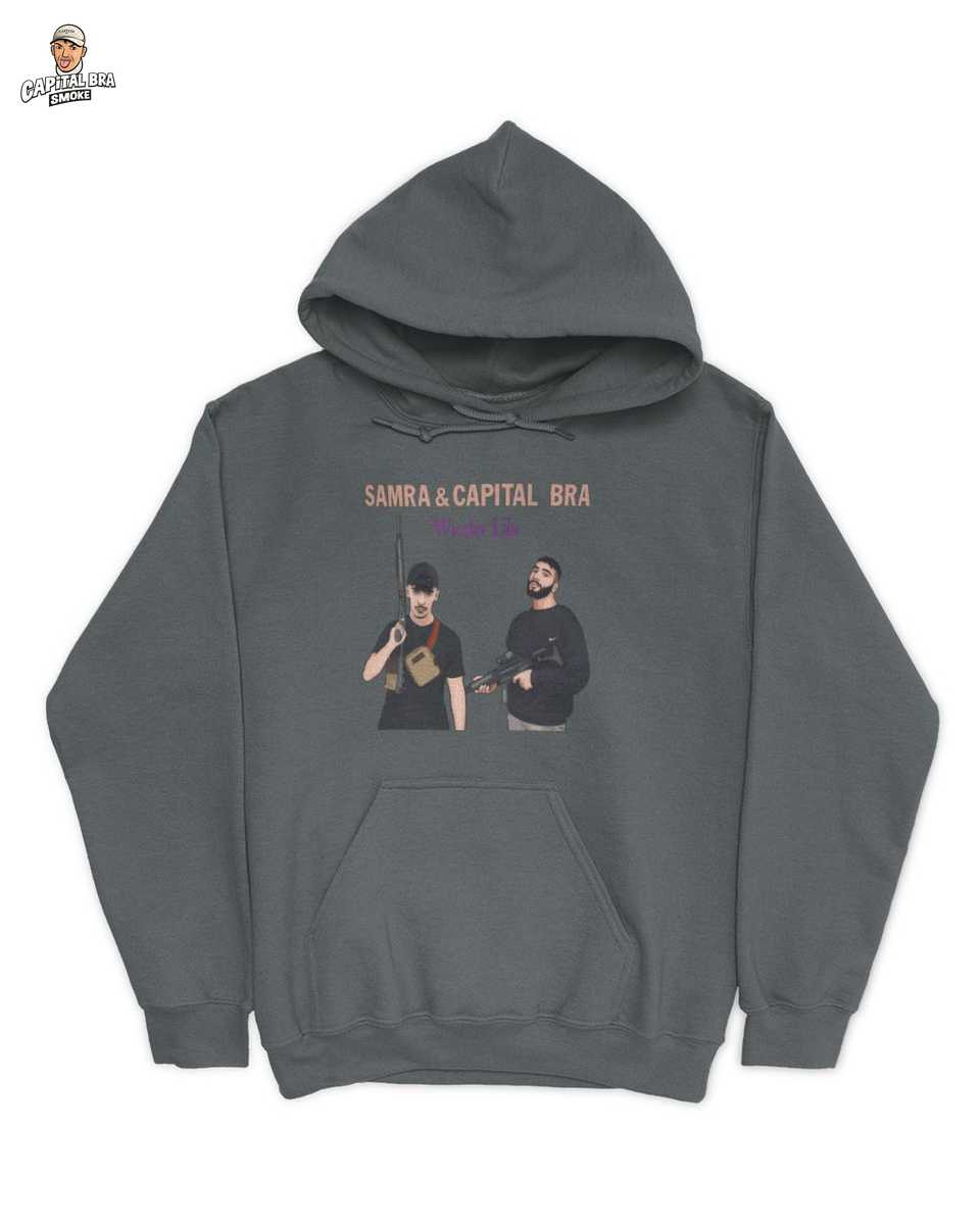 Samra Capital Bra Wieder Lila Cartoon T-Shirt – Exklusiver Deutschrap Streetwear Merch 2 Samra Capital Bra Wieder Lila Cartoon T-Shirt – Exklusiver Deutschrap Streetwear Merch – Bild 2