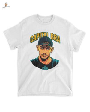 Offizielles Capital Bra CB6 Porträt Unisex T-Shirt – Limitierte Deutschrap Streetwear Edition
