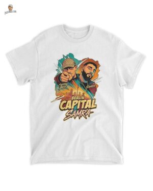 Capital Bra Samra Berliner Skyline T-Shirt – Offizielles Deutschrap Merch